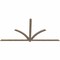 Ekena Millwork Redmond Smooth Timber Gable Bracket, Douglas Fir, 108"W x 54"H x 1 1/2"D x 3 1/2"F, 12/12 Pitch GBW108X54X0204RED00SDF - alternate 5